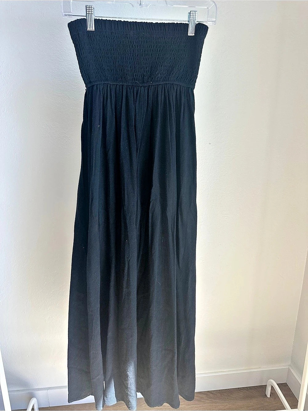 Black Maxi skirt with Slit size S